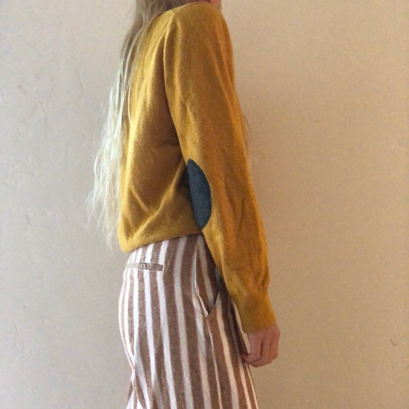 Mustard yellow wool sweater - Picture 4 of 4